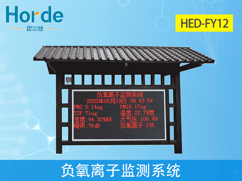 負(fù)氧離子監(jiān)測(cè)系統(tǒng)，同時(shí)監(jiān)測(cè)多種環(huán)境要素